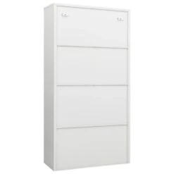 VidaXL Lockerkast 90x40x180 Cm Staal Wit 9 VidaXL Lockerkast 90x40x180 Cm Staal Wit -Woonmeubelwinkel ba6e790eda674a5e8dd832a151f7e288