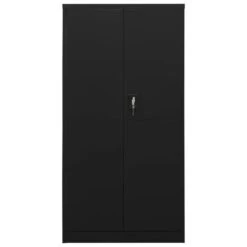 VidaXL Lockerkast 90x40x180 Cm Staal Zwart -Woonmeubelwinkel c1c224b290164148988cf3713b3ffe00