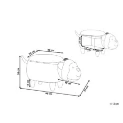 Beliani Dierenhocker MONKEY - Bruin Kunstleer -Woonmeubelwinkel c35652d3be554b6ea8b301934e69773f