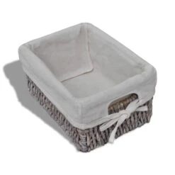 VidaXL Opbergkast Met 5 Weefmanden Hout Bruin -Woonmeubelwinkel c4f50c9ee9c54b21904c63b07a0d87c7