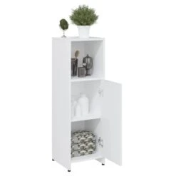 VidaXL Kasten 30x30x95 Cm Bewerkt Hout Wit -Woonmeubelwinkel cf37a09385fd4c038ebe63ed4996dcb1