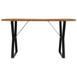 VidaXL Eettafel 140x80x76 Cm Massief Gerecycled Hout -Woonmeubelwinkel cf7537d9a5f94bab94d9be6c8df754e5