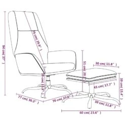 VidaXL Relaxstoel Met Voetenbank Fluweel Donkergrijs 9 VidaXL Relaxstoel Met Voetenbank Fluweel Donkergrijs -Woonmeubelwinkel d40e578c71ce420bb1c4e3e5c56e5103