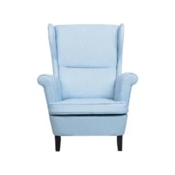 Beliani Oorfauteuil ABSON - Blauw Polyester 9 Beliani Oorfauteuil ABSON - Blauw Polyester -Woonmeubelwinkel d54bfbe14251420090d6573460325511