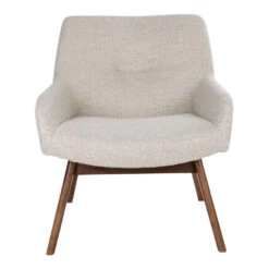 Giga Meubel Loungestoel Stof Zand/Bruin - Zithoogte 40cm -Woonmeubelwinkel d6204dd4ed5c4e29928d79629c594d19