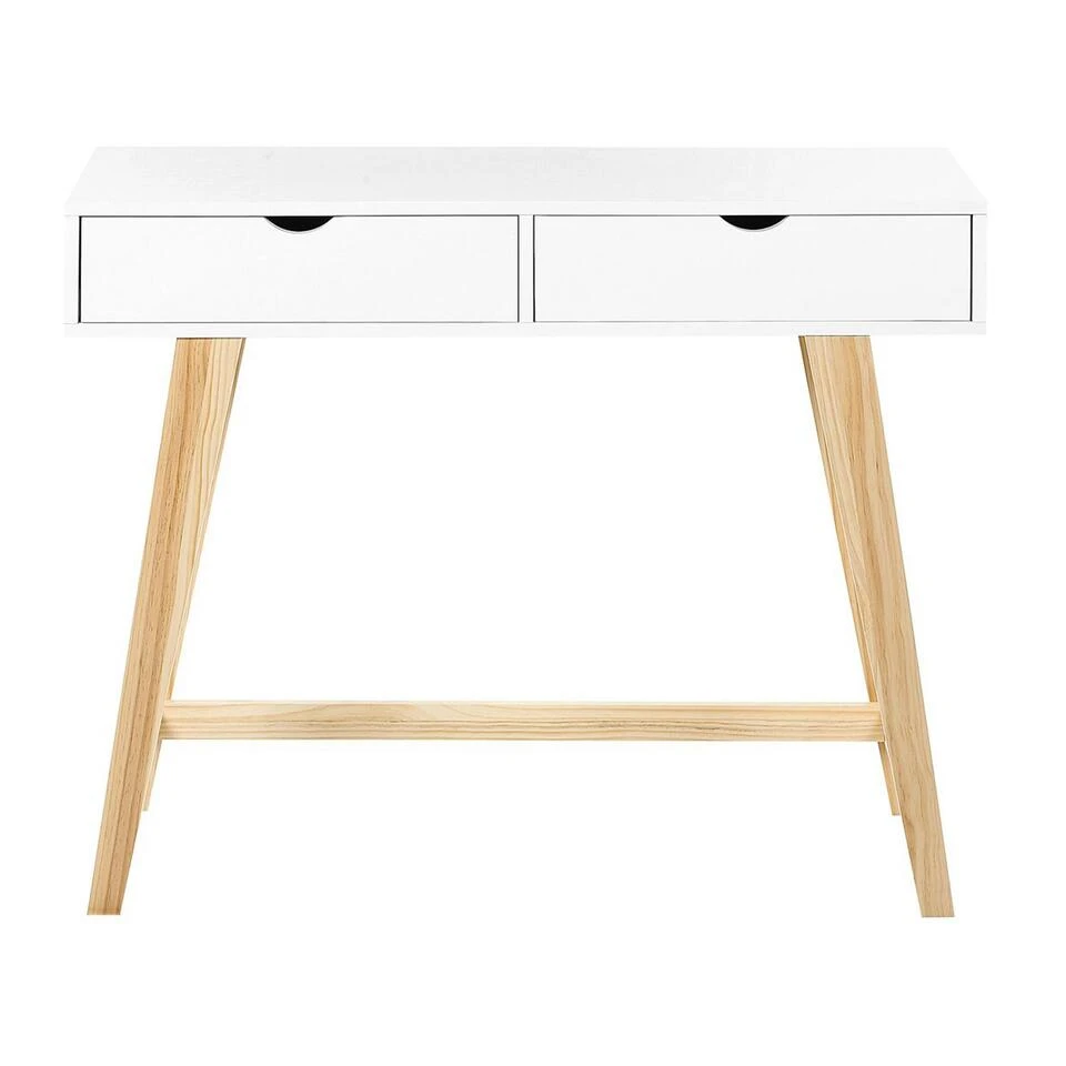 Beliani Consoletafel SULLY - Wit Mdf 6 Beliani Consoletafel SULLY - Wit Mdf - Afbeelding 4