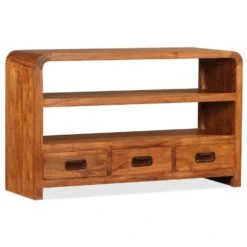 VidaXL Tv-meubel 90x30x55 Cm Massief Acaciahout -Woonmeubelwinkel dc31a398e4564248911fdd4bee4dad92