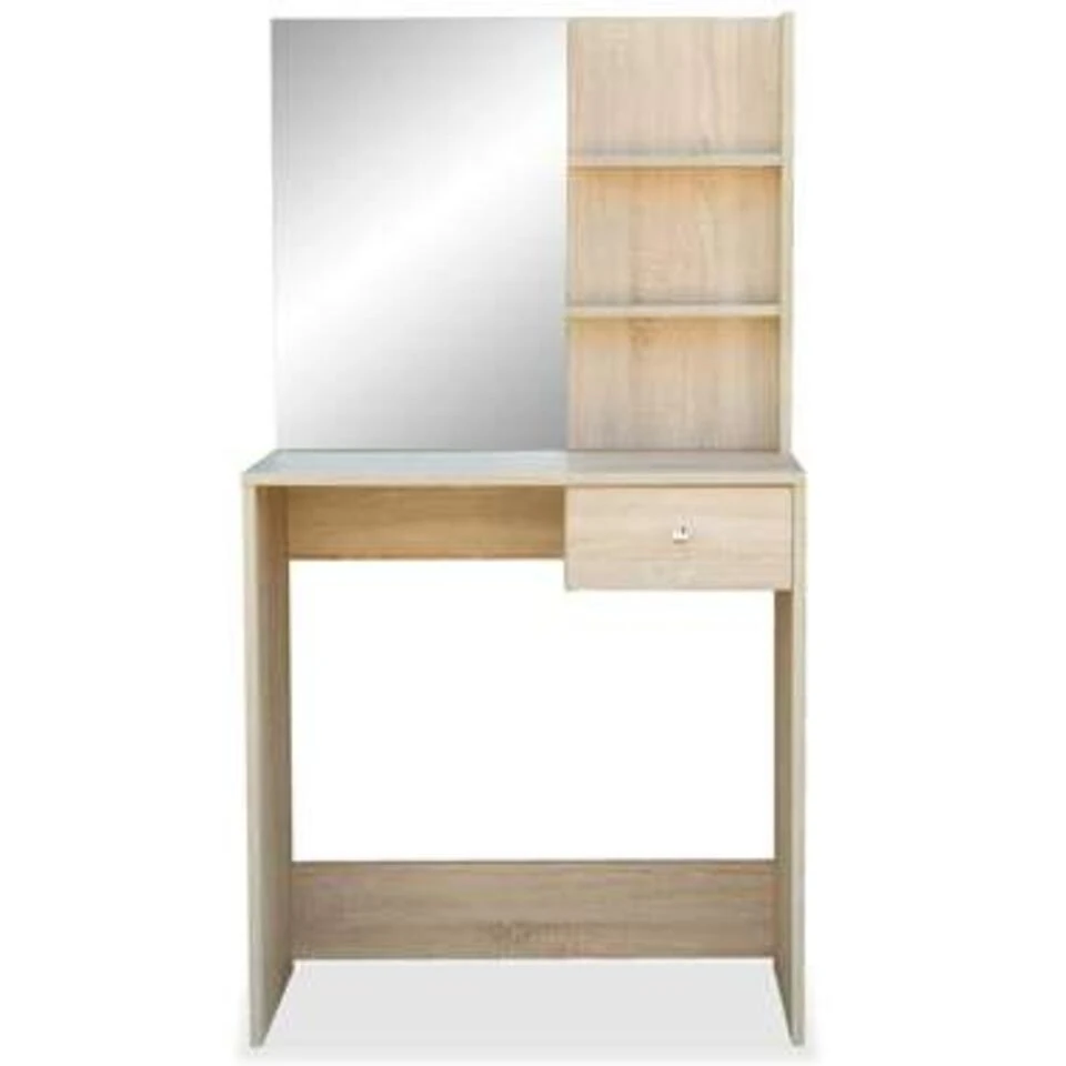VidaXL Kaptafel 75x40x141 Cm Spaanplaat Eikenkleur 4 VidaXL Kaptafel 75x40x141 Cm Spaanplaat Eikenkleur - Afbeelding 2