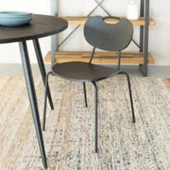 Giga Meubel Eetkamerstoel Hout Zwart - Zithoogte 47cm - Stoel Aspen -Woonmeubelwinkel df8aee6d1a4547108128711f00df05e5