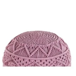 Beliani Kinderpoef KAYSERI - Roze Katoen -Woonmeubelwinkel ee1d683ef6fb4da2ab6ec82d2a0a6913