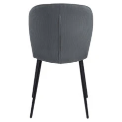 Sohome Eetkamerstoel - Set Van 2 - Kieonna - Rib - Grey -Woonmeubelwinkel f0b4e440b0a84a5197c81f232e73b014