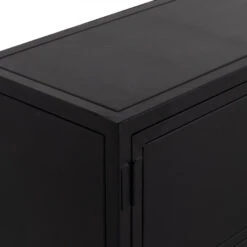 Giga Meubel TV Meubel Zwart - Metaal - 160x38x61cm - Tv-meubel Urban -Woonmeubelwinkel f752dbfa50a647e58fc14eb135fc3343