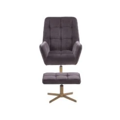 Beliani Fauteuil MOLLE - Grijs Fluweel 9 Beliani Fauteuil MOLLE - Grijs Fluweel -Woonmeubelwinkel fdc95375c61f49838bc49f3f65bc0119