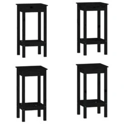 VidaXL 5-delige Barset Massief Grenenhout Zwart 8 VidaXL 5-delige Barset Massief Grenenhout Zwart -Woonmeubelwinkel ff619bf0fa254a5c9d96ddc331e69cc0